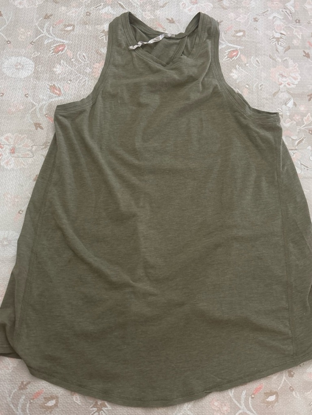 lululemon athletica ALL TIED UP TANK Olive Green Women's Sleeveless Tank Top 2